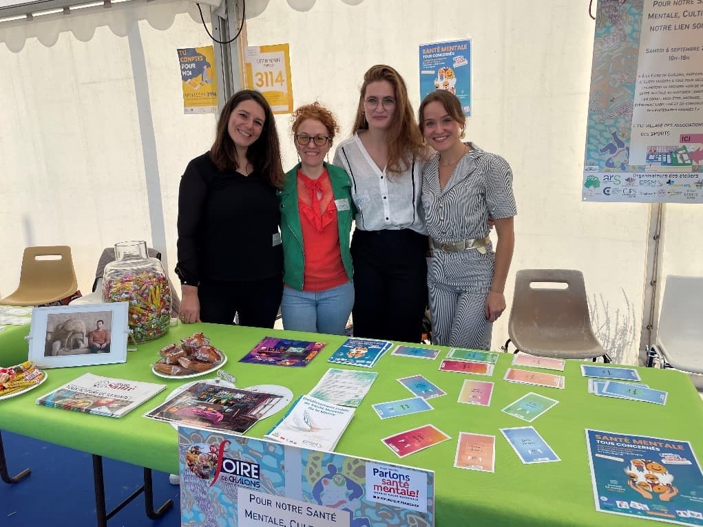Sensibilisation à la santé mentale à la Foire de Châlons 2025